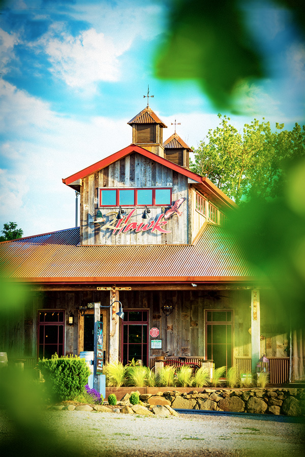 2Hawk Vineyard and Winery Tasting Room Exterior