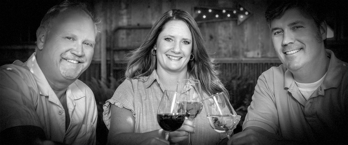 2Hawk Vineyard and Winery Team (Grayscale)