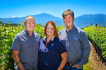 2Hawk Vineyard and Winery Team in Vineyard