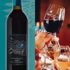 2Hawk Vineyard and Winery Cabernet Franc 2017: Cheers!