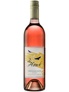 2Hawk Vineyard and Winery 2020 Grenache Rose Bottle